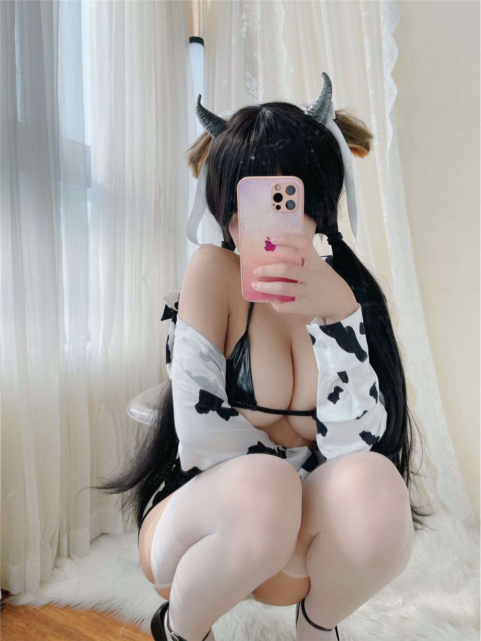 Chiyo Ogura w - Cow Shirt(15)